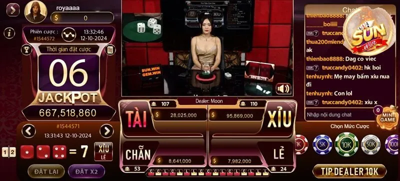 Chơi Tài xỉu live tại Sunwin dễ dàng