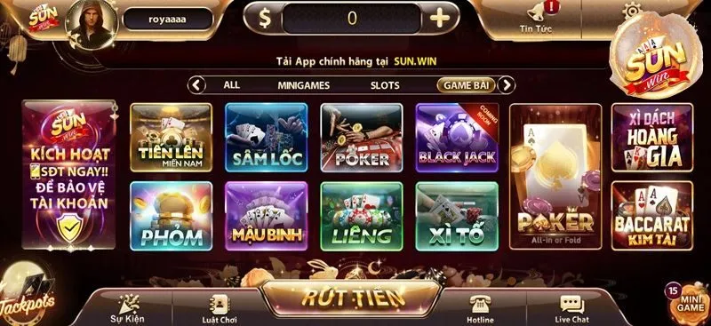 Nên tham gia sân chơi game bài kích hoạt sđt tặng tiền nào?